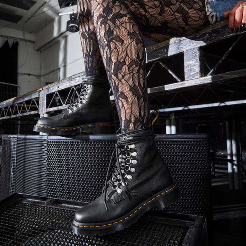 Dr Martens 1460 Pascal Laced 8 up Boot Black CLEARANCE